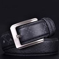 Full Men's Grain Leather Casual Belt