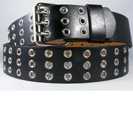 Punk Belt with Three Rows Pyramid 