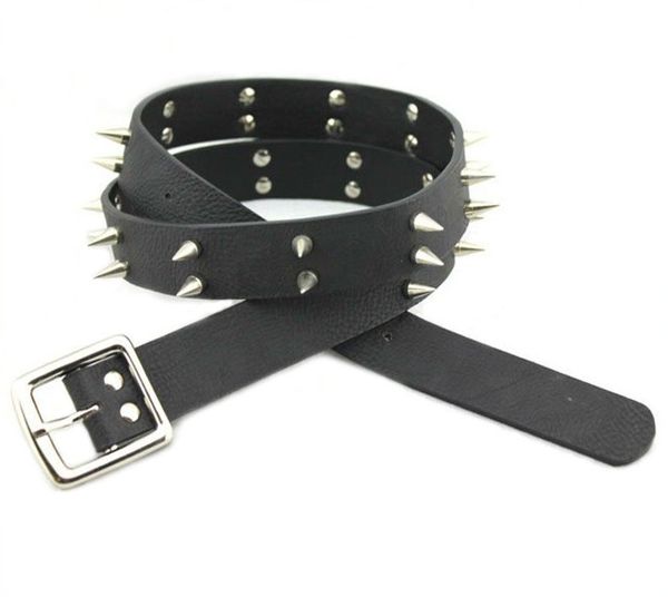 Punk Leather Belt with Rivet