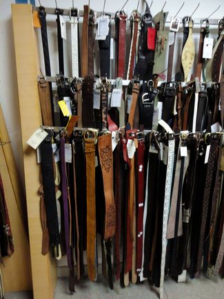 Leather belts Showroom